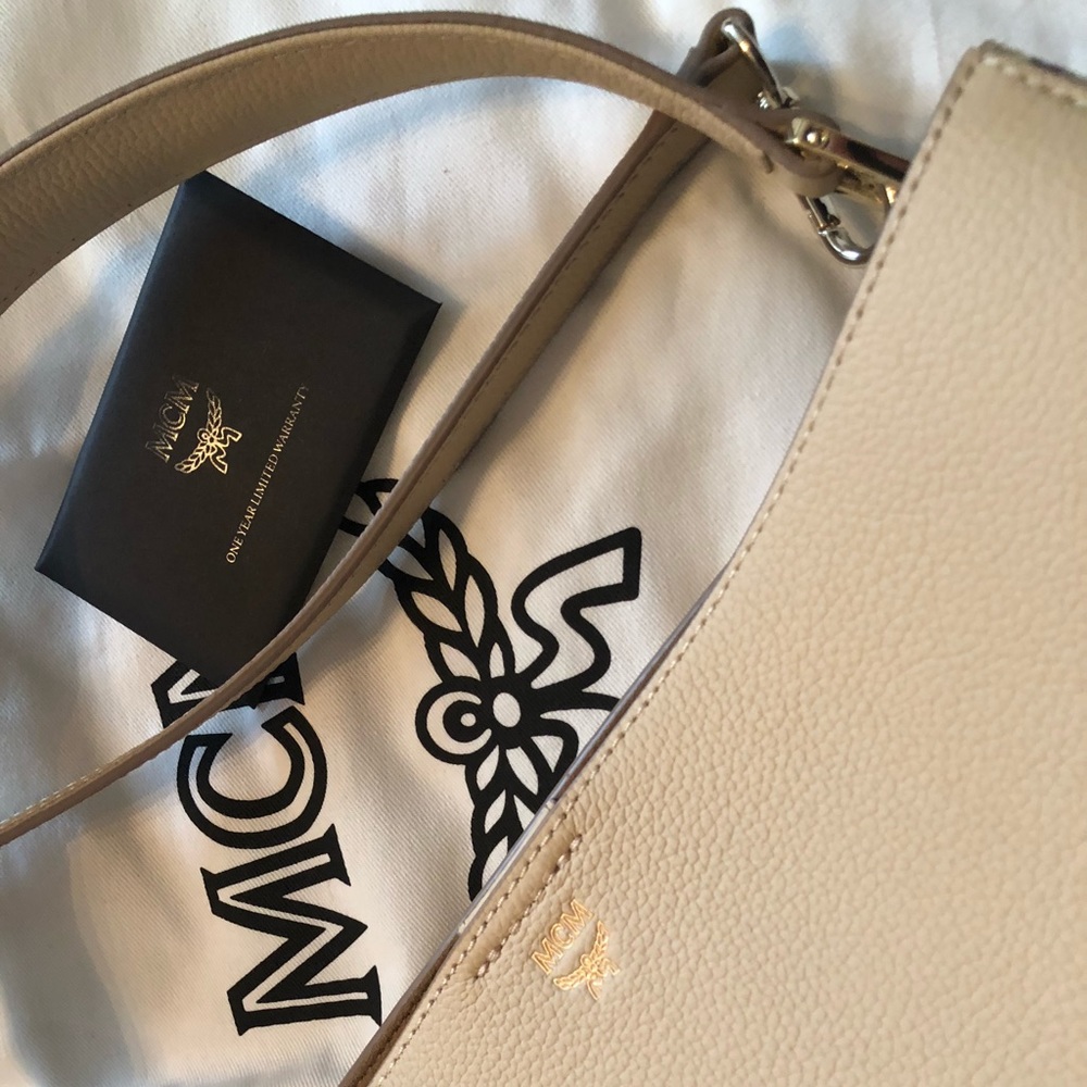 MCM Leather and Visetos handbag